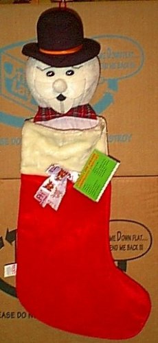 Sam the Snowman 23 Inch Plush Christmas Stocking NWT Rudolph and the Island of Misfit Toys