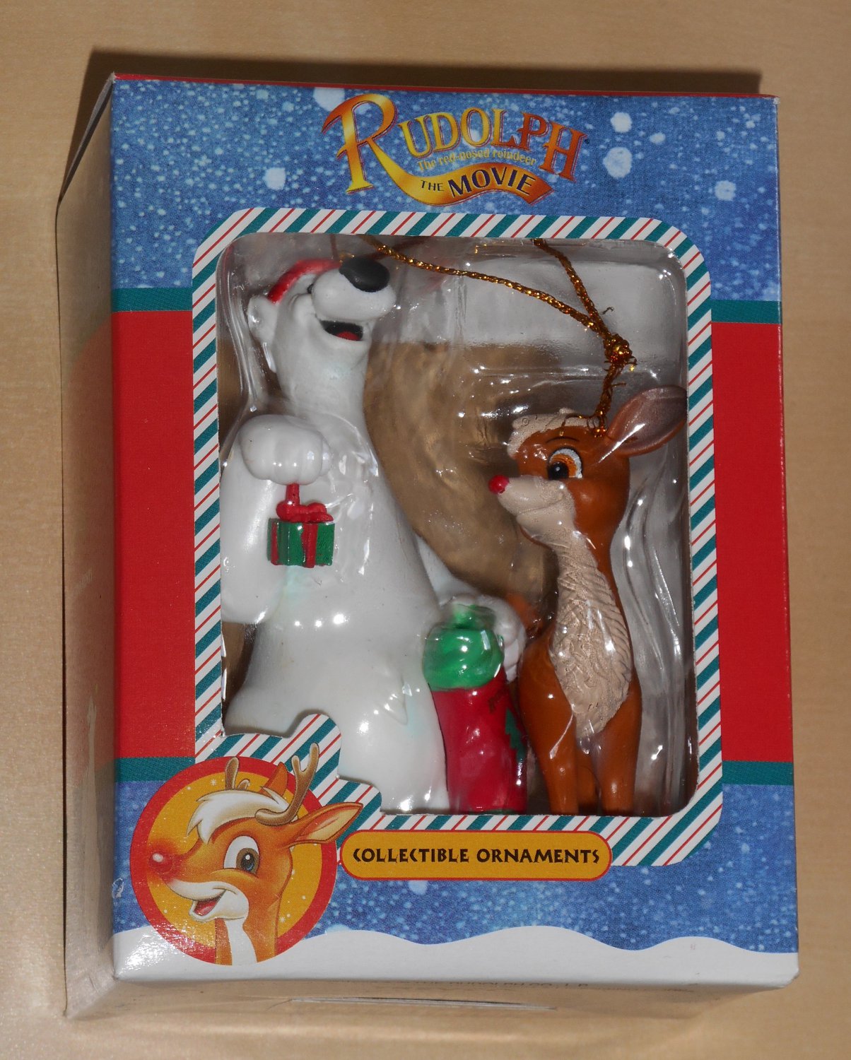 Rudolph The Movie Christmas Tree Ornament Holiday Polar Bear Trevco 1998 NIB