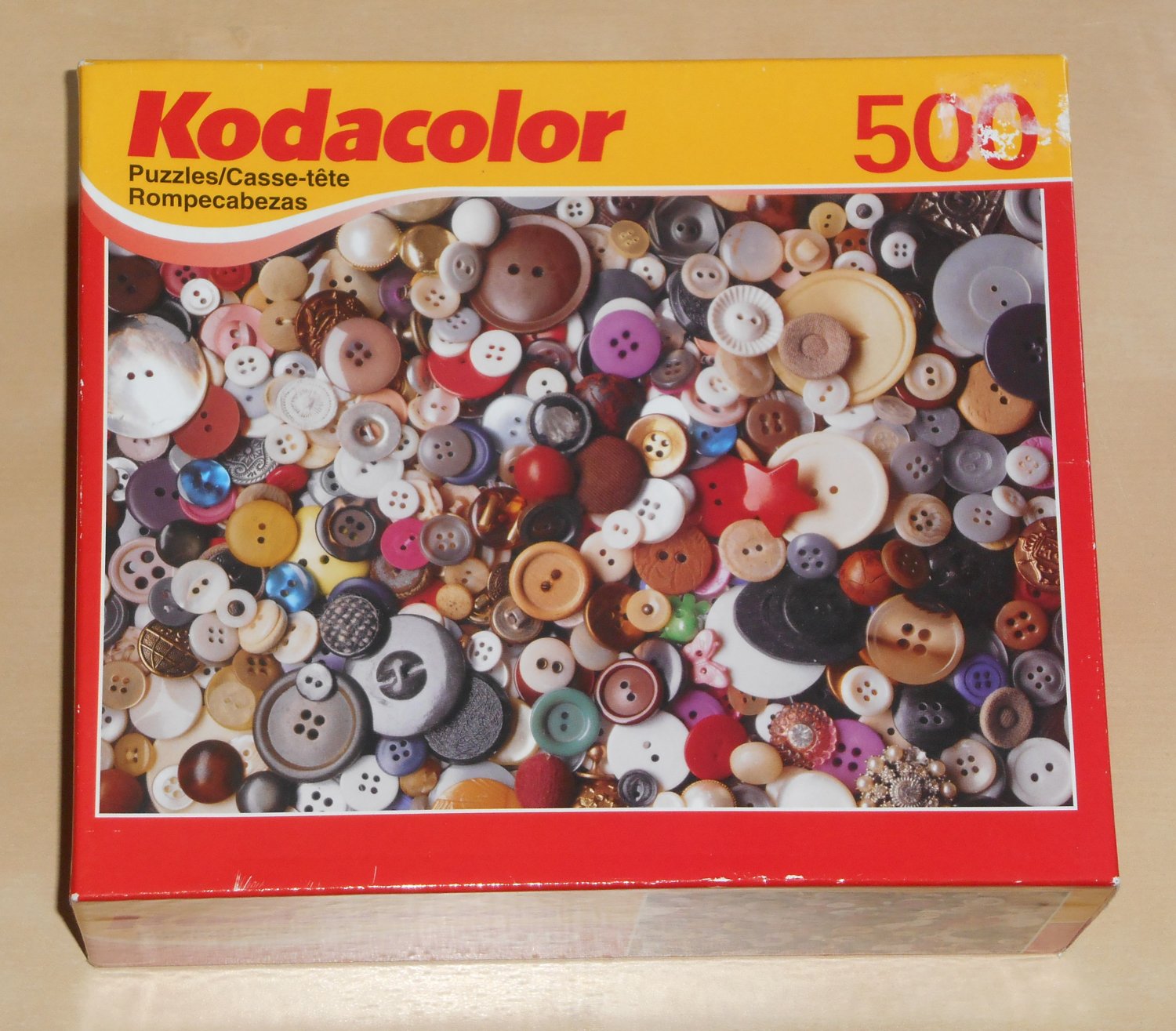 Buttons Buttons 500 Piece Jigsaw Puzzle Kodacolor 20500 COMPLETE 2005 RoseArt