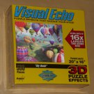 Visual Echo Sky Roads 500 Piece Jigsaw 3D Puzzle Effects Hot Air Balloons Hobbico HCAY0125 NIB 2004