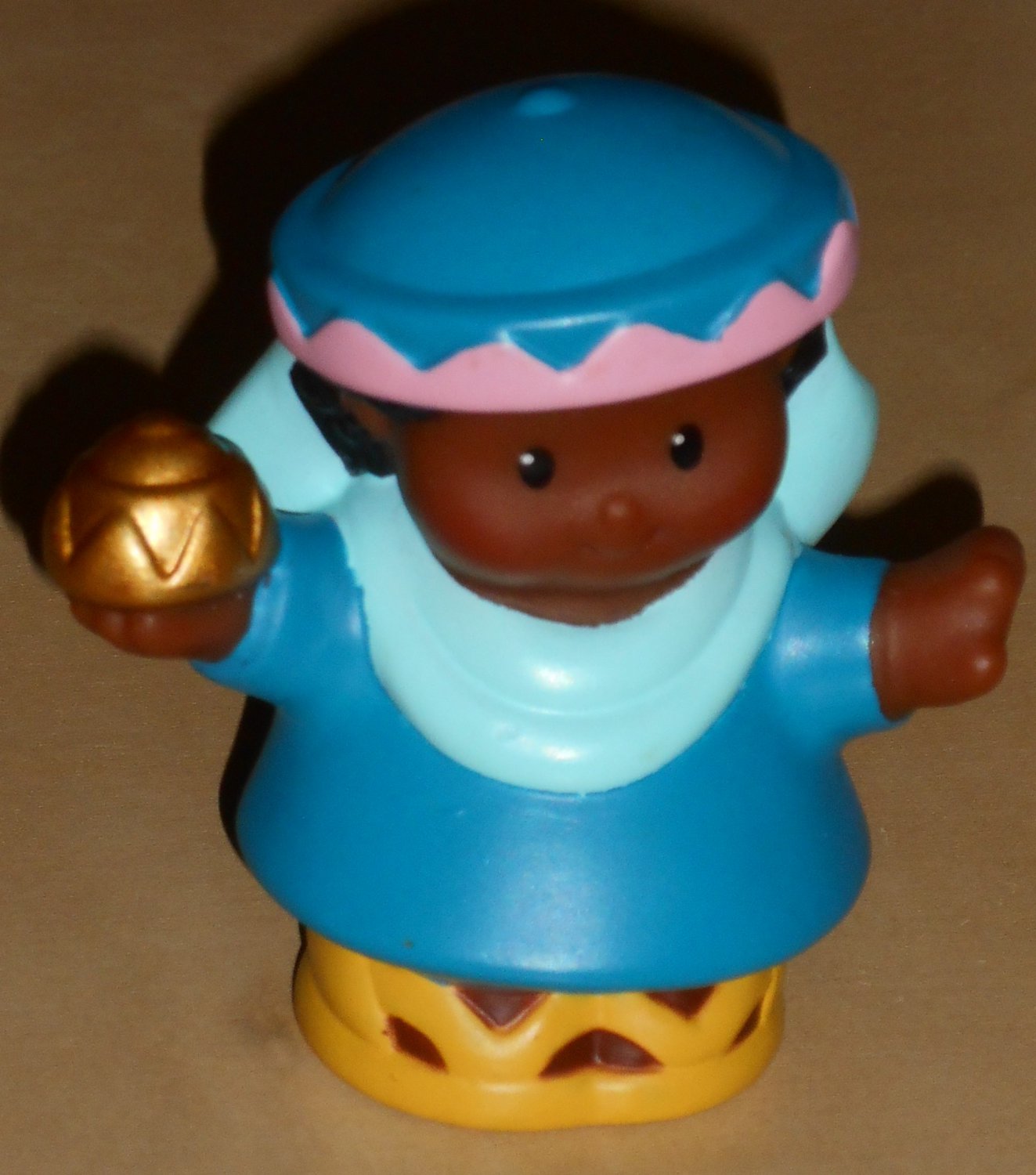Replacement Dark Blue Teal Wise Man Wiseman Fisher Price Little People Christmas Nativity