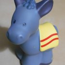 Replacement Grey Donkey Yellow Red Blanket Fisher Price Little People Christmas Nativity