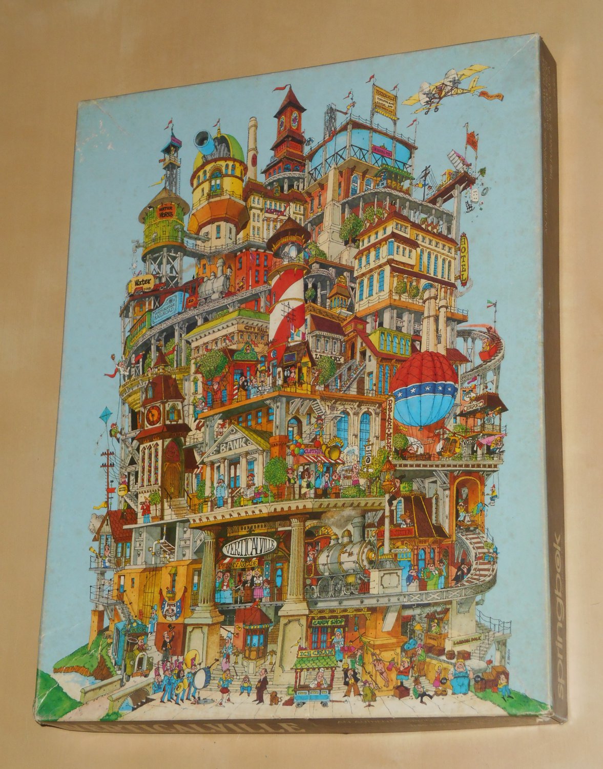 Verticalville 500 Piece Springbok Jigsaw Puzzle Robert Bob ...