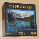Moraine Lake Alberta Canada 1000 Piece Jigsaw Puzzle It's Framed Sure-Lox Complete