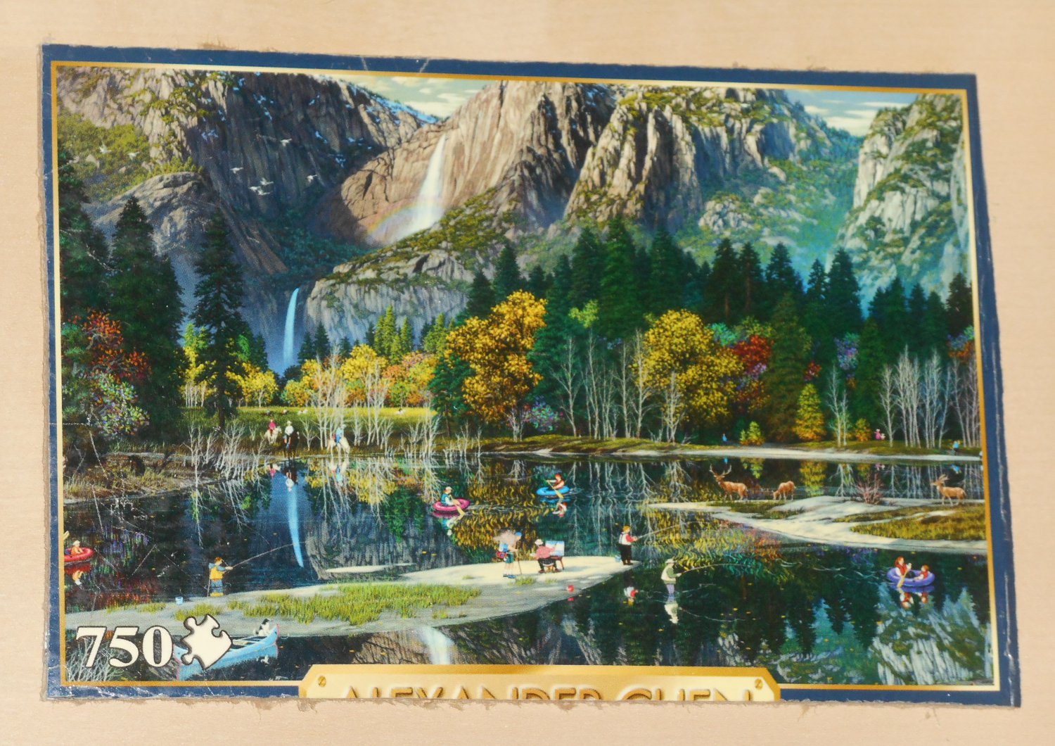 Yosemite 750 Piece Jigsaw Puzzle Sure-Lox Artist Collection Alexander Chen COMPLETE