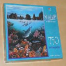 Sea Garden At Point of Arches 750 Piece Jigsaw Puzzle 4472-8 Seascapes Robert Lyn Nelson MB COMPLETE