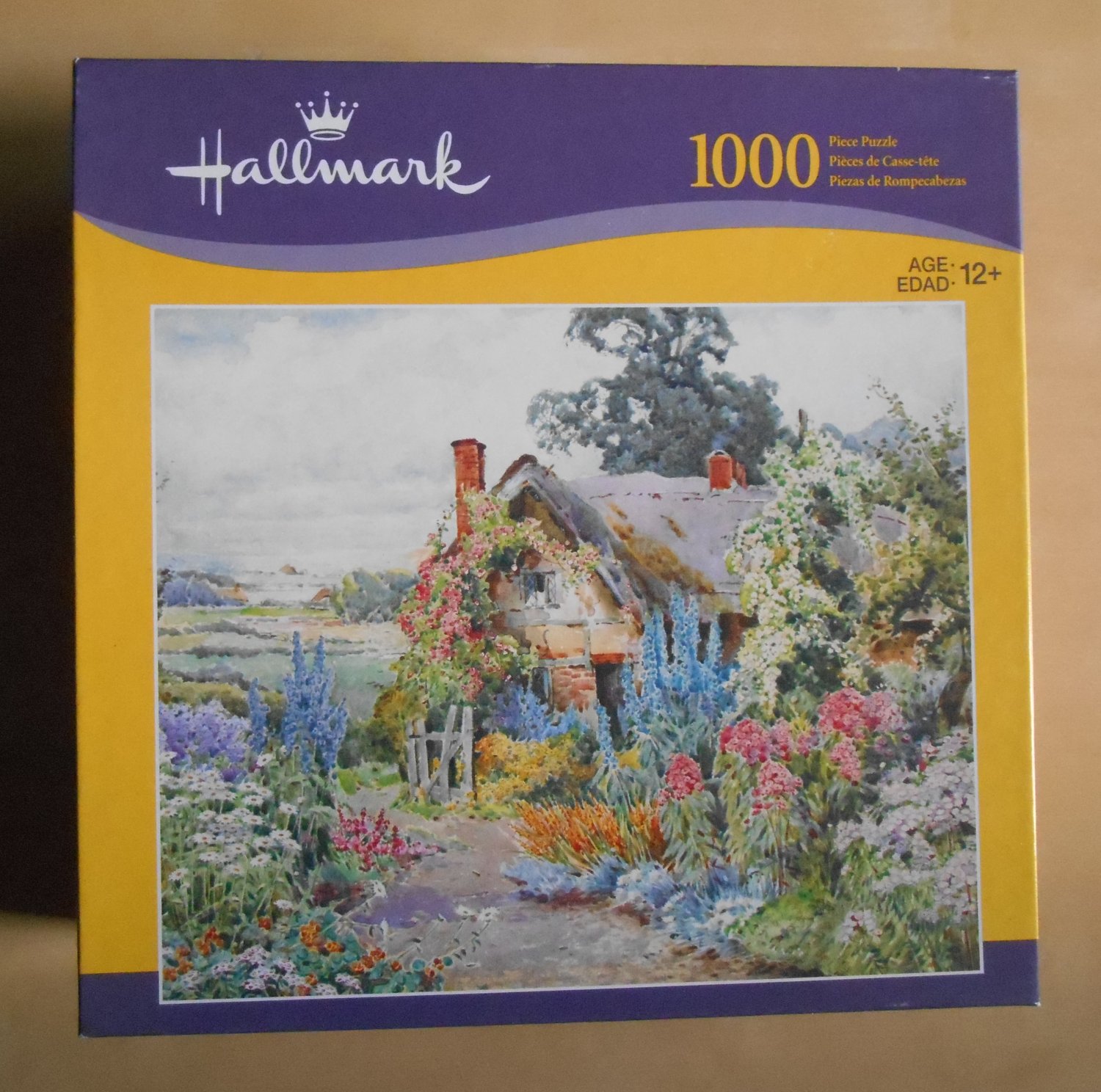 Country Cottage 1000 Piece Jigsaw Puzzle Hallmark 49462-B16 COMPLETE 2004