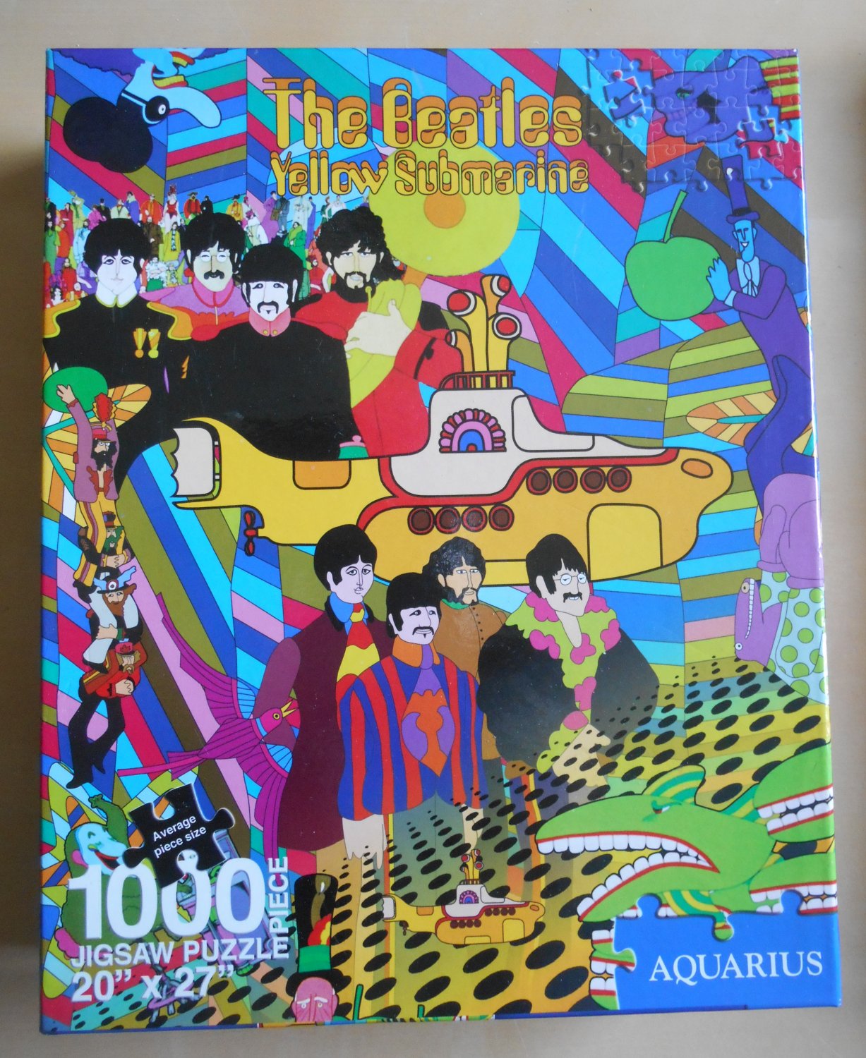 The Beatles Yellow Submarine 1000 Piece Jigsaw Puzzle Aquarius 65-118 COMPLETE