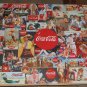 Always Coca-Cola 2000 Piece Jigsaw Puzzle Coke Red Button Vintage Ads Collage PZL9416 1998 Complete