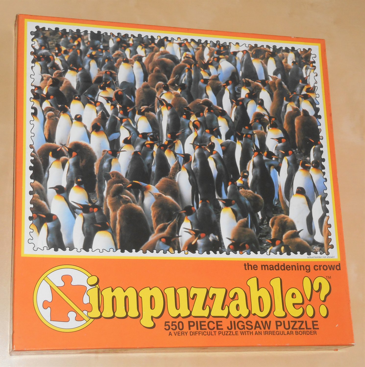 Impuzzable The Maddening Crowd Penguins 550 Piece Jigsaw Puzzle CEACO 2100-4 Sealed 1993