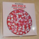 Red Alert 500 Piece Circular Jigsaw Puzzle Round Bits & Pieces 04-0420 COMPLETE 1992