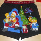 Simpsons Size Extra Large Merry Christmas Boxer Shorts Homer Santa Bart Milhouse Ralph Underwear NWT