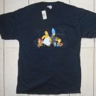 Simpsons Family Size Large L Short Sleeve Halloween Tee T Shirt Homer Marge Bart Lisa Maggie NWT