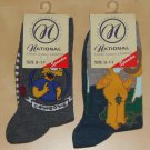 The Simpsons Novelty Socks Size 9-11 Homer Bart Women's Ladies Casual Legwear Cotton Nylon New 1999