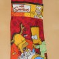 The Simpsons Holiday Christmas Necktie Neck Tie Homer Bart Simpson Red Polyester Xmas New