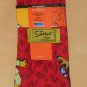 The Simpsons Holiday Christmas Necktie Neck Tie Homer Bart Simpson Red Polyester Xmas New