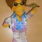 Disco Stu 14 Inch Plush Doll Stuffed Toy With Tags The Simpsons Applause 2004