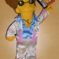 Disco Stu The Simpsons 14 Inch Plush Doll Stuffed Toy With Tags The Applause 2004