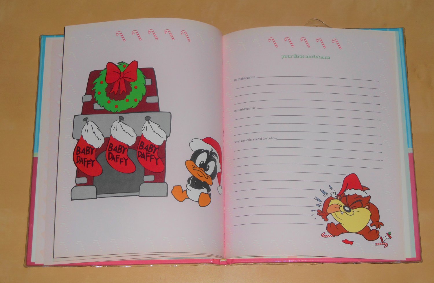 Looney Tunes Lovables Baby Book The First Five Years Tweety Sylvester Bugs Taz Daffy Road Runner