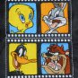 Looney Tunes Applique Zippered Tote Bag Duffel Hallmark Tweety Taz Bugs Bunny Daffy Duck Warner Bros
