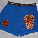 Simpsons Size Large L The Seven Duffs Boxer Shorts Blue Duff Beer Underwear NWT