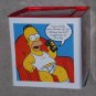 The Simpsons Homer-in-a-Box Jack-in-the-Box Tin Musical Crank Fox TV Show Theme Neca 2003
