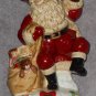 Schmid Santa Claus Ceramic Wind-up Musical Figurine 422009 Jingle Bell Rock Music Box 1991