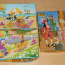 Walt Disney Jigsaw Puzzle Lot 63 100 200 Piece Mickey Minnie Mouse Donald Daisy Duck Peter Pan