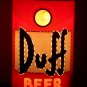 The Simpsons Duff Beer Rotating Table Lamp With Changing Characters Homer Moe Barney Lenny Carl 2005
