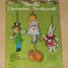 Bucilla 3389 Christmas Needlecraft Kit Alice In Wonderland Jeweled Holiday Ornaments NIP Mad Hatter