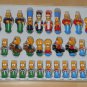 The Simpsons 3-D Chess Set Homer Simpson Marge Bart Lisa Maggie Grampa Abe TCFFC 1992