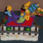 Simpsons All Aboard For The Holidays Figurine 20076 Hamilton Collection Christmas Express Train 2003