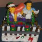 The Simpsons Christmas At Moe's Figurine 20077 Hamilton Collection Express Train 2003