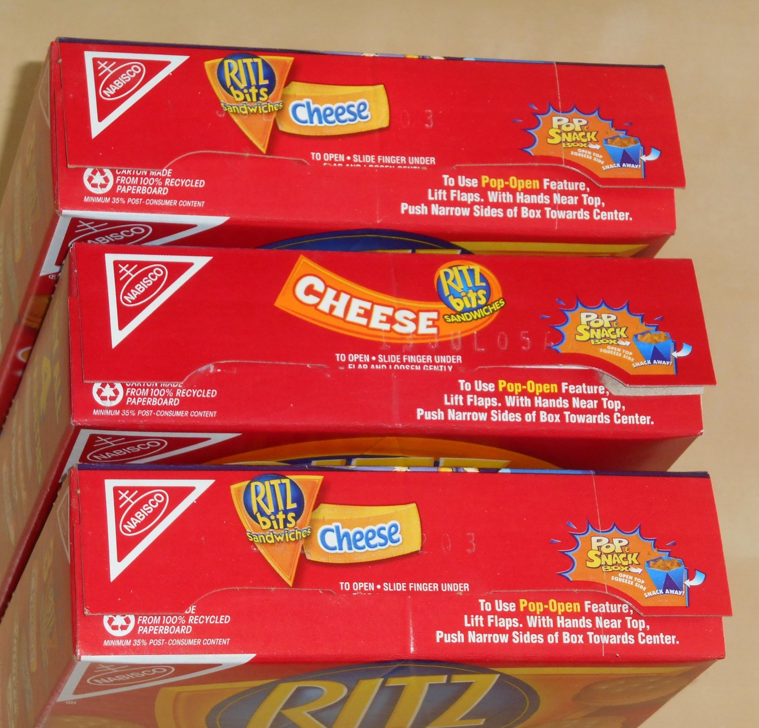 The Simpsons Nabisco Ritz Bits Limited Edition Box Lot of 3 Cheese ...