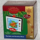 The Simpsons Itchy and Scratchy Show Carlton Heirloom Collection Christmas Ornament 152 TV 2005 NIB