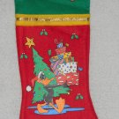 Looney Tunes Daffy Duck Christmas Holiday Stocking Felt Matrix Industries 1995