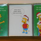 Simpsons Christmas Cards Envelopes 3 Boxes x 18 = 54 Total Homer Marge Bart Lisa Maggie Greeting NIB