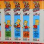 Simpsons Frigo Cheese Heads Wrapper Set Homer Marge Bart Lisa Maggie Nelson Otto Skinner Abe Framed