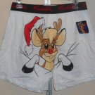 Rudolph the Red Nosed Reindeer Size Medium M 32-34 Boxer Shorts Underwear NWT