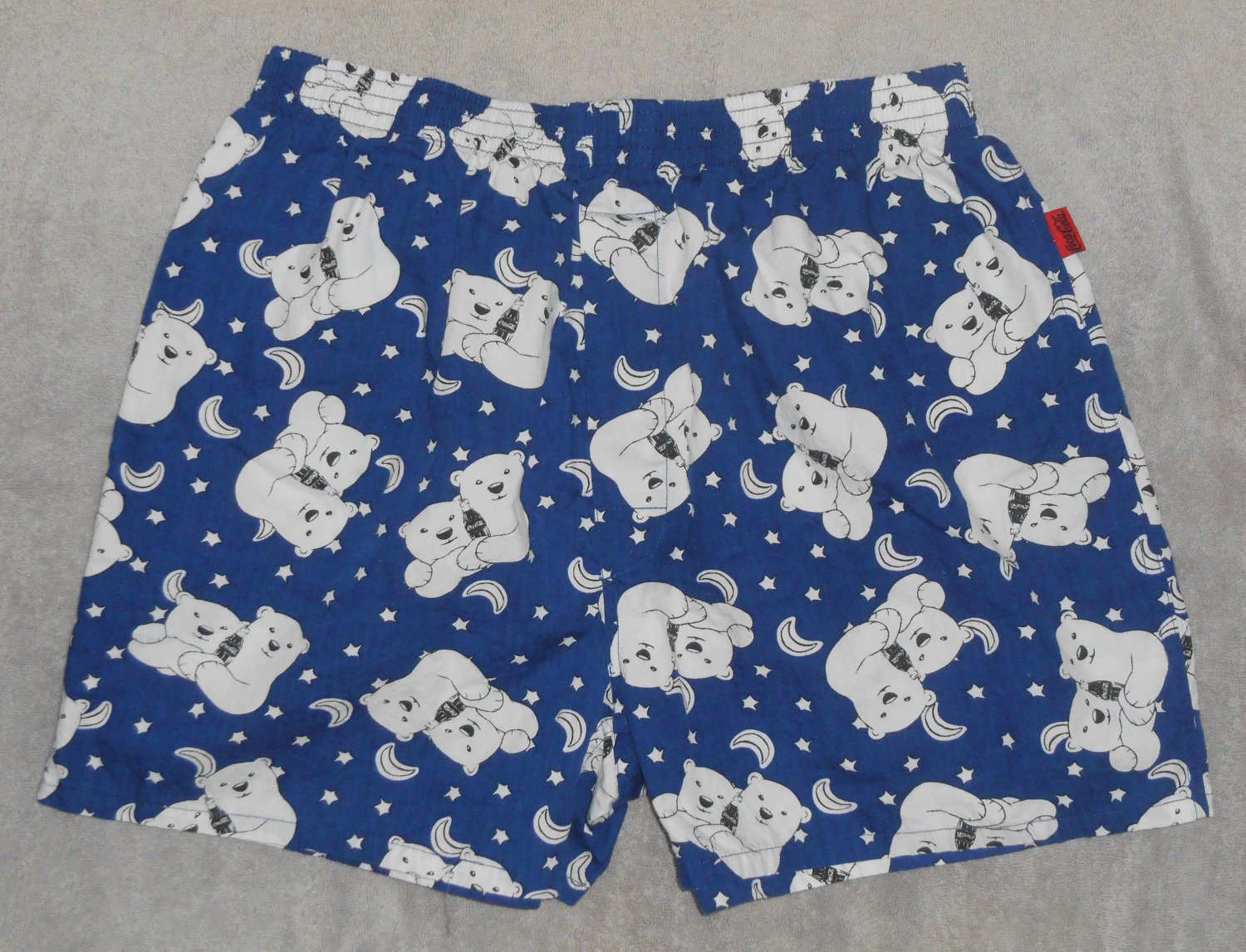 Coca Cola Coke Boxer Shorts Size Medium M Polar Bears Moon Stars Underwear Never Worn 2001