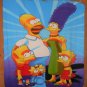 Simpsons Family Lightweight Blanket Bedspread Wall Decor 70 x 75 Homer Marge Bart Lisa Maggie