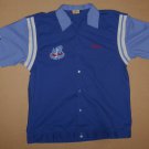 Homer Simpson Pin Pals Bowling Shirt Size 2XL Blue Embroidered Moe Burns Apu Springfield League 2003
