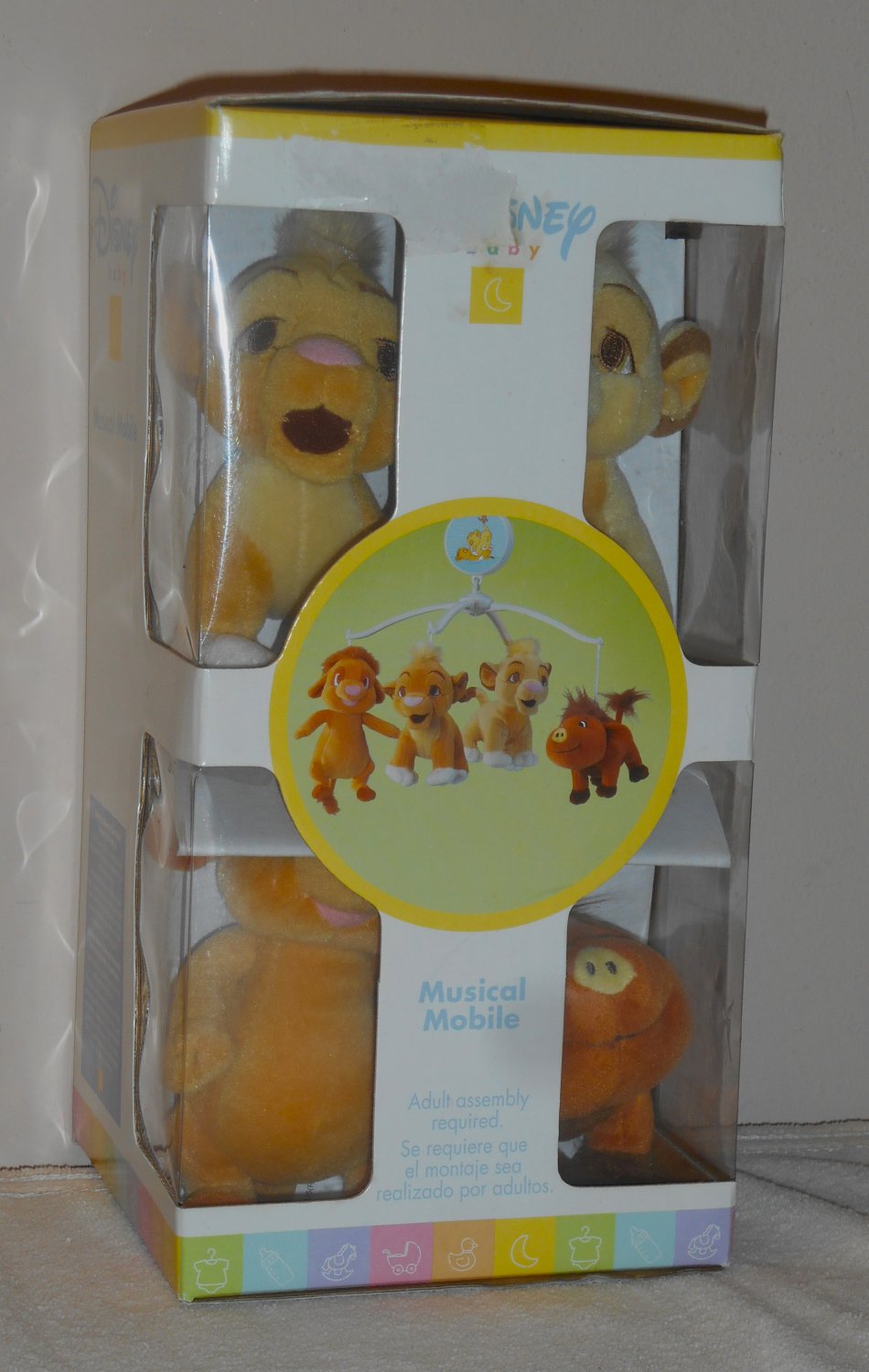 Disney Baby Lion King Musical Crib Mobile NIB Simba Nala Timon Pumbaa Dolly Inc 01125