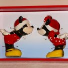 Disney Mickey Minnie Mouse KISSING Ceramic Salt & Pepper Shakers Set S P 4014468 R Squared Zrike NIB