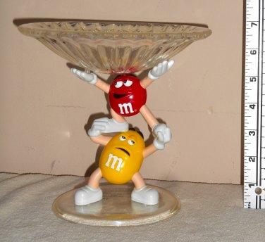 Yellow M&M Character Candy Bowl