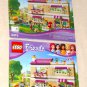 Lego Friends Olivia's House 3315 Book 1 and 2 Original Instruction Manual Only Booklet One Two