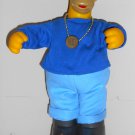 Rapping Homer Simpson Dancing Singing Talking Figure Works HS Chain Bling Necklace Simpsons Gemmy