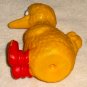 Big Bird 5 Inch Plastic Squeeze Squeak Toy Sesame Street Playskool Muppets 1979
