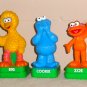 Sesame Street Stampers Rubber Stamps Big Bird Elmo Ernie Cookie Monster Zoe Rose Art 1997 1998