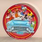 Disney Tin Can Box Lot 7Â½ Inch Dansk Cookie Mickey Minnie Mouse Love Pink 1950s Car TBC-143 Pluto